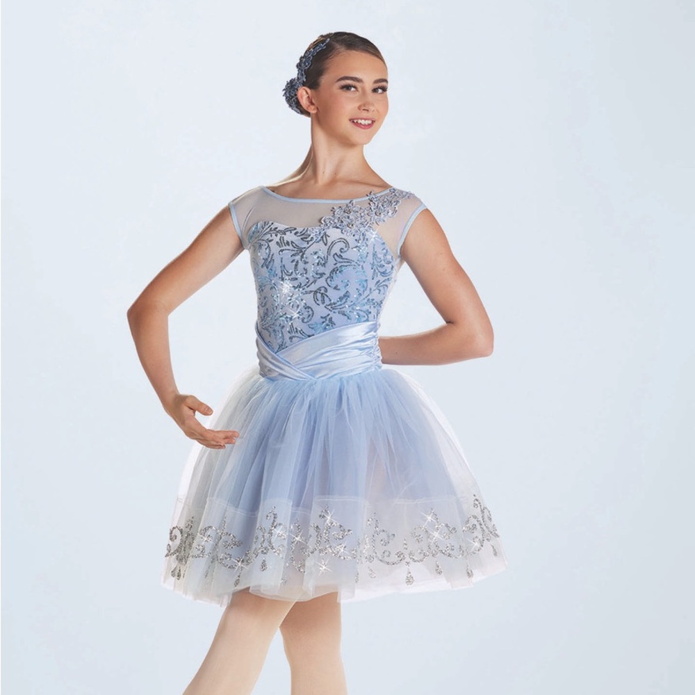Weissman “Dance of the Hours” Blue Tutu Kids Dance Costume Ballerina Halloween